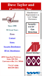 Mobile Screenshot of davetaylor.com